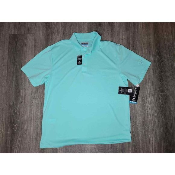 PGA Tour Other - PGA Tour Airflux Golf Polo Mens Size L Aruba Blue NWT